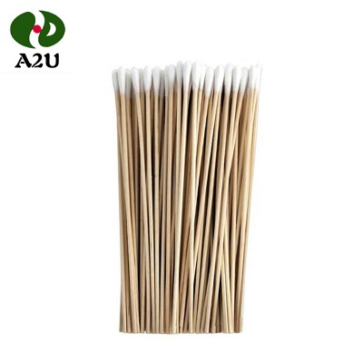 High Quality Individually Wrapped Wooden Stick Cotton Swabs