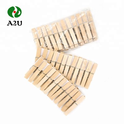 Best Seller Goods Quality Strong Spring Wooden Clothes Pegs