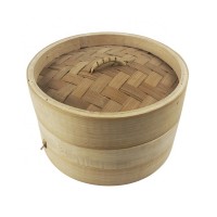 Factory direct sale natural utensils cooking bamboo steamer