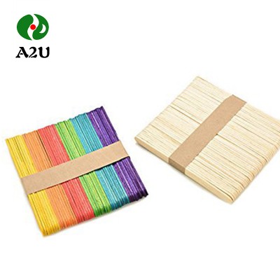 Sterile Custom Home Wooden Custom Popsicle Use Ice Cream Stick